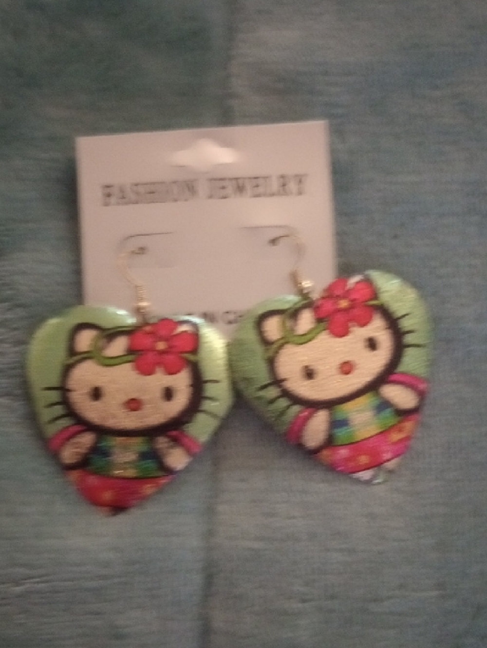 Fashion Kitty Metal Earrings- Pick One - Picture 5 of 5